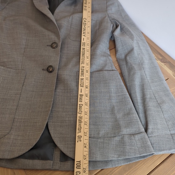 Talula Exeter Gray Wool Blend Blazer - Picture 13 of 16